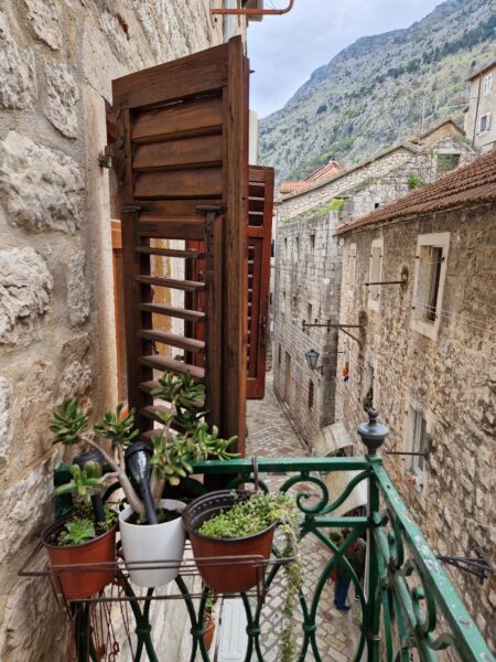 Wohnung in der Altstadt von Kotor.