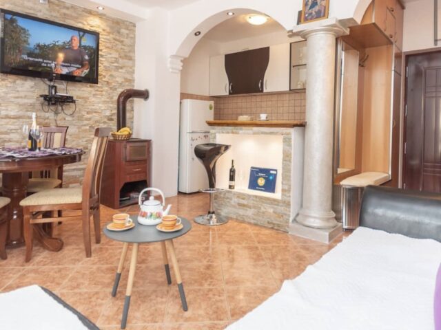 Apartment with a sea view in Risan, Kotor