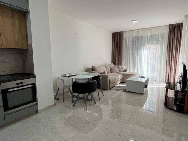 1-bedroom apartment with a private plot in Tivat