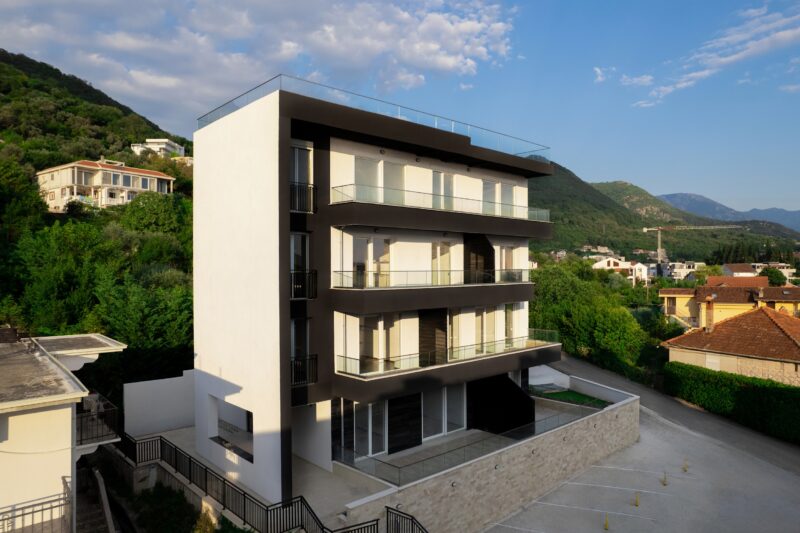 Apartments with a sea view in Tivat