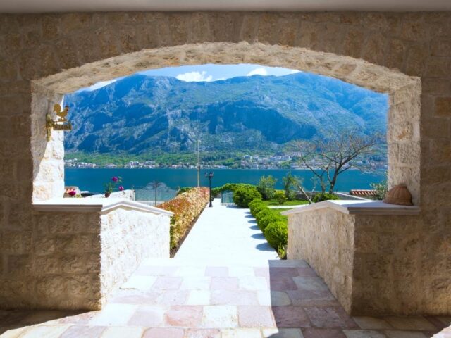 Luxury villa on the first line of the sea in Kotor