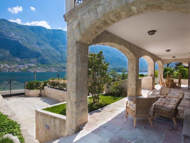 Luxury villa on the first line of the sea in Kotor