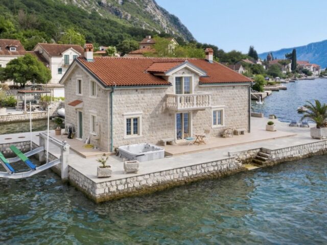 Gorgeous stone villa on a private island in Kotor