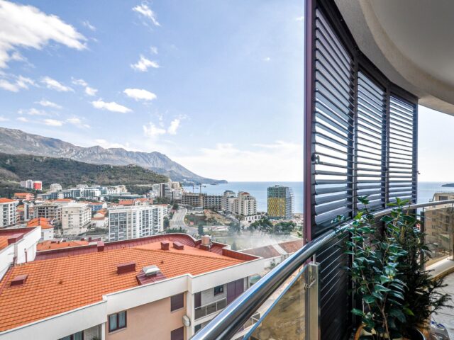 Luxury apartment with sea view in Becici, Budva