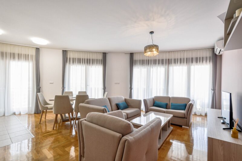 Luxury apartment with sea view in Becici, Budva