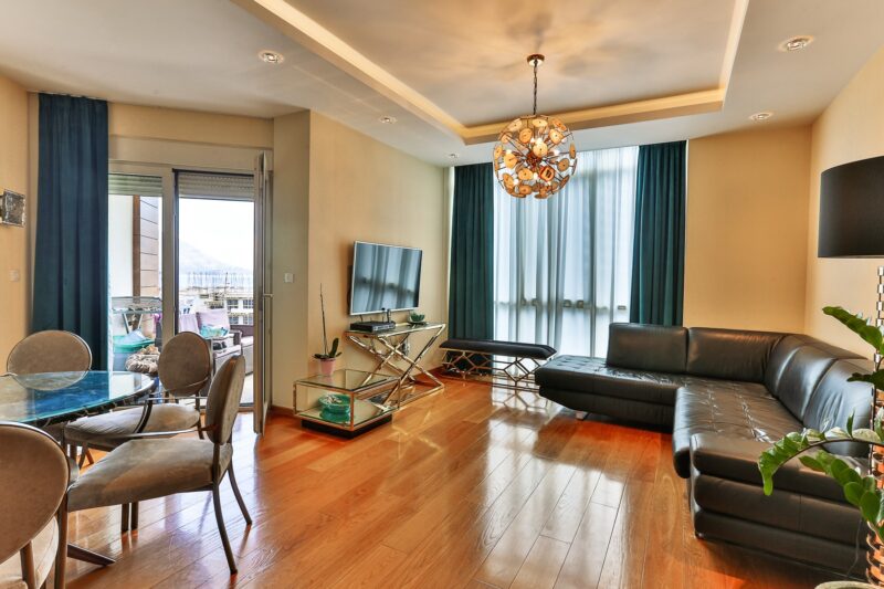 Luxury apartment with a sea view in the center of Budva.