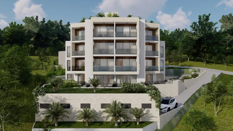 Apartments in the new luxury residential complex in Tivat