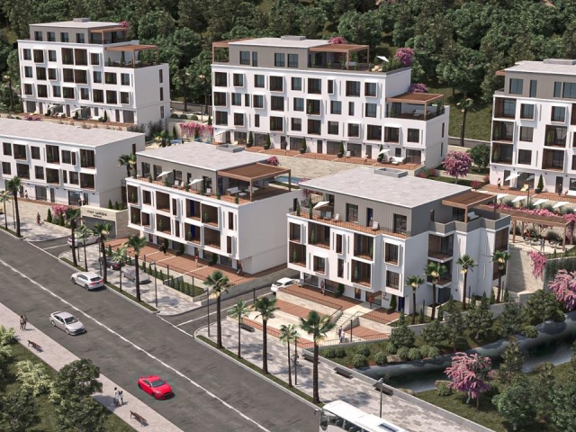 Продажа апартаментов в новом жилом комплексе с бассейном в Тивате