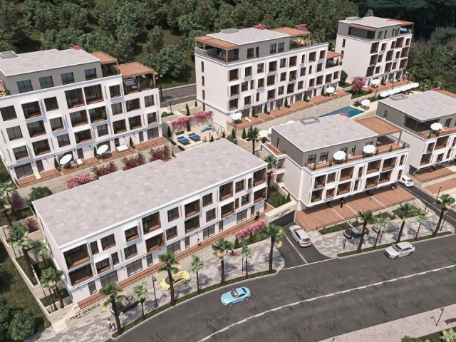 Продажа апартаментов в новом жилом комплексе с бассейном в Тивате