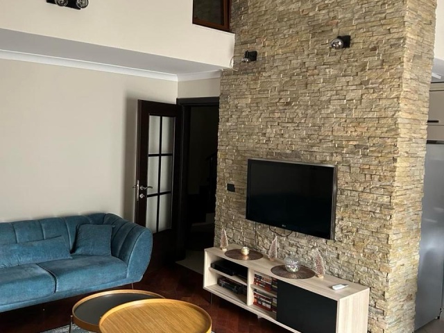 Nicely furnished four-bedroom apartment with a sea view in Kotor