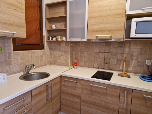 Spacious one-bedroom apartment with sea views in Risan, Kotor