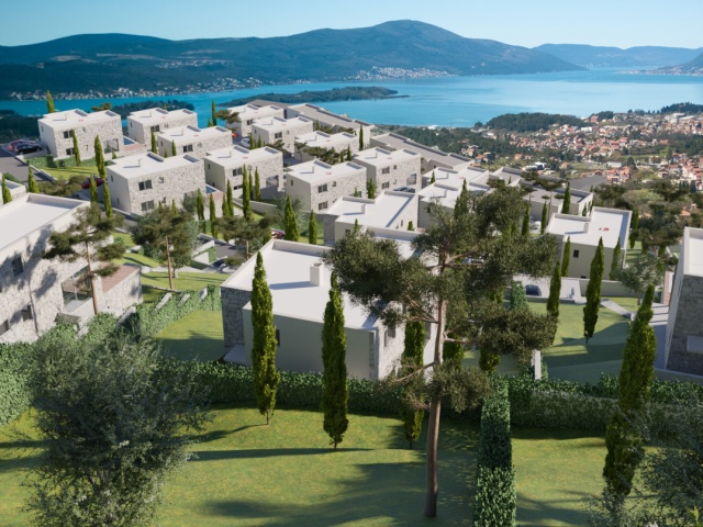 Villas with stunning sea views near the city of Tivat