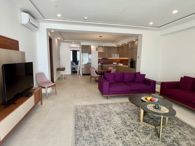 Premium two-bedroom apartment in a complex on the first line of the sea