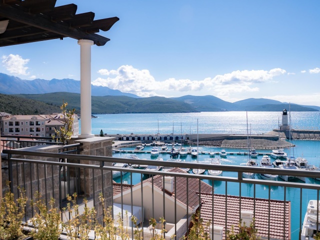 Exclusive luxurious seafront apartment in Marina Lustica Bay with breathtaking view to Adriatic sea