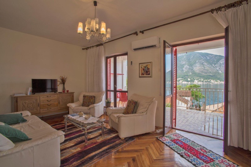 Two bedroom apartment with sea views in the Bay of Kotor