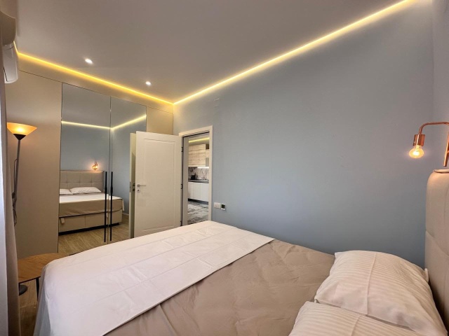 Apartment 38 m2 mit einem Schlafzimmer und Meerblick in Tivat