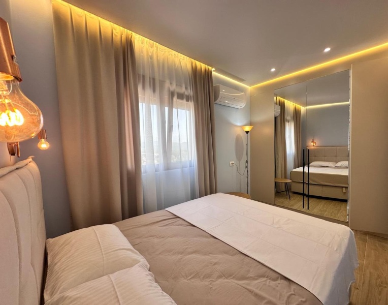 Apartment 38 m2 mit einem Schlafzimmer und Meerblick in Tivat