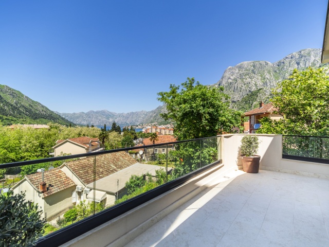 Brand new house with a swimming pool in Kotor