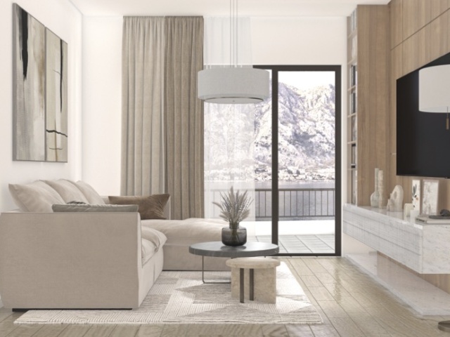 Sale from investor! Two-bedroom apartment in a new complex in Kotor