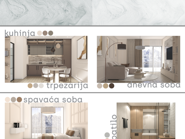 Sale from investor! Apartments in a new complex with sea view in Kotor