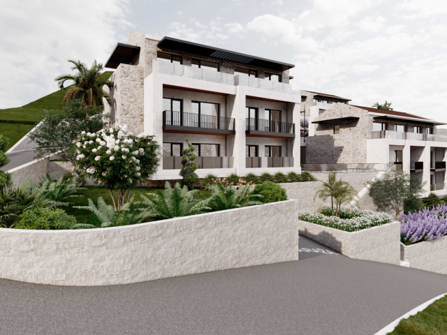 Sale from investor! Apartments in a new complex with sea view in Kotor