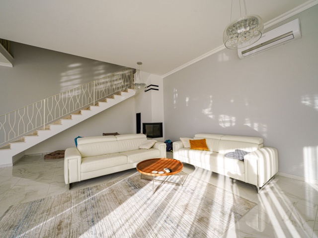 Luxurious villa with pool and sea view in Tivat