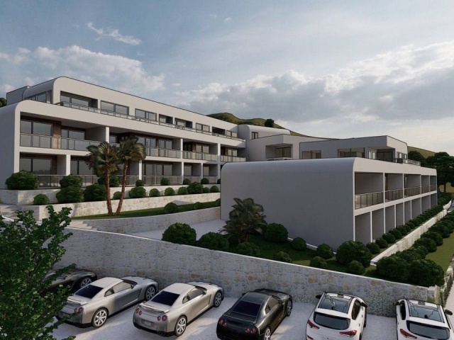 Moderne Wohnanlage mit Pool in Tivat