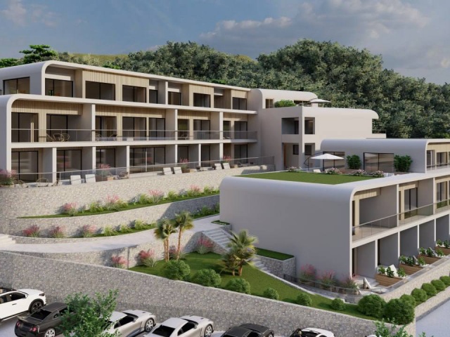 Moderne Wohnanlage mit Pool in Tivat