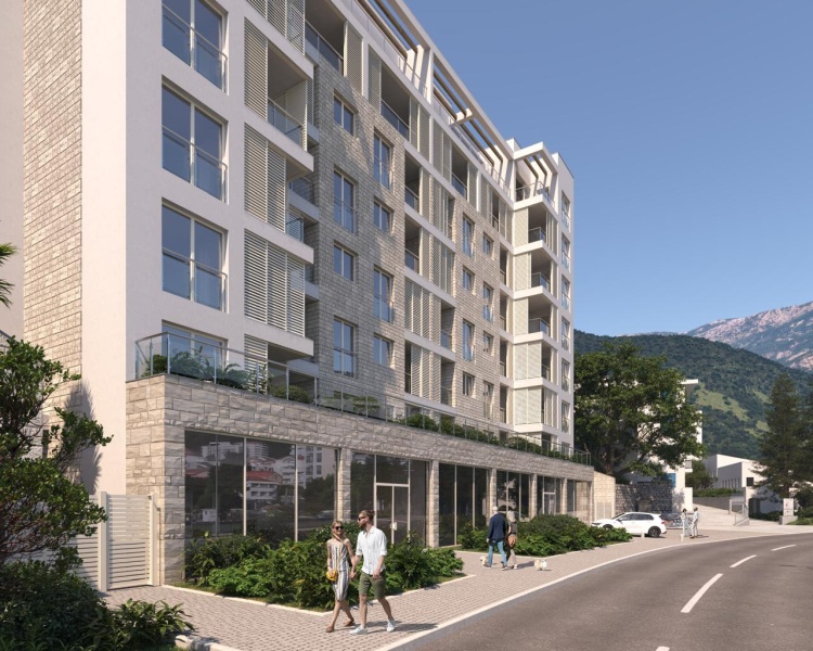 Drei-Zimmer-Wohnung in einem neuen Komplex mit Swimmingpool