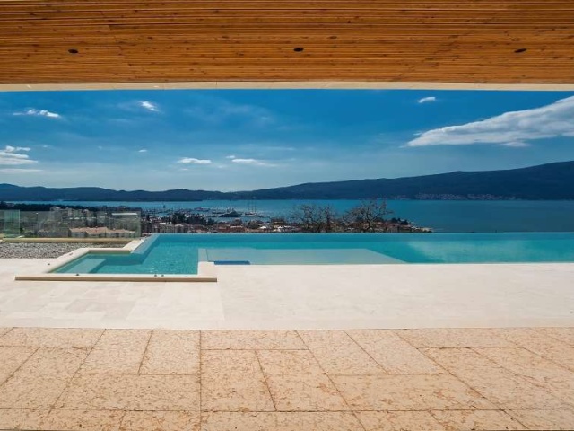 A private luxury residence with panoramic sea views in Tivat