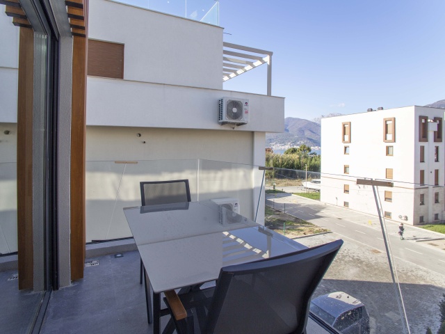 A new apartment for sale on the first line by the sea in Seljanovo, Tivat!