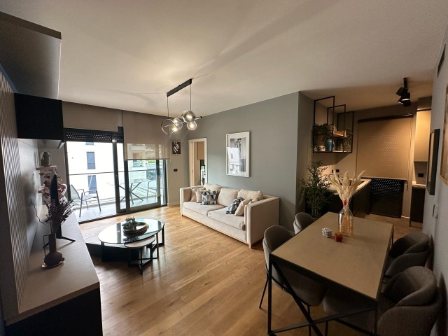 A new apartment for sale on the first line by the sea in Seljanovo, Tivat!