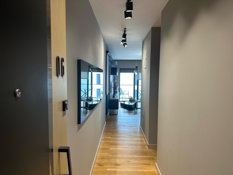 A new apartment for sale on the first line by the sea in Seljanovo, Tivat!