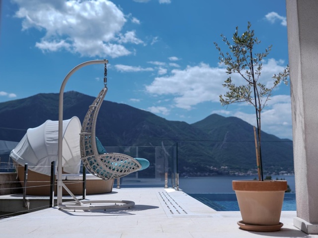 Modern Furnished Villa with a Beautiful Sea View in the Bay of Kotor, Sveti Stasije