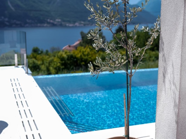 Modern Furnished Villa with a Beautiful Sea View in the Bay of Kotor, Sveti Stasije