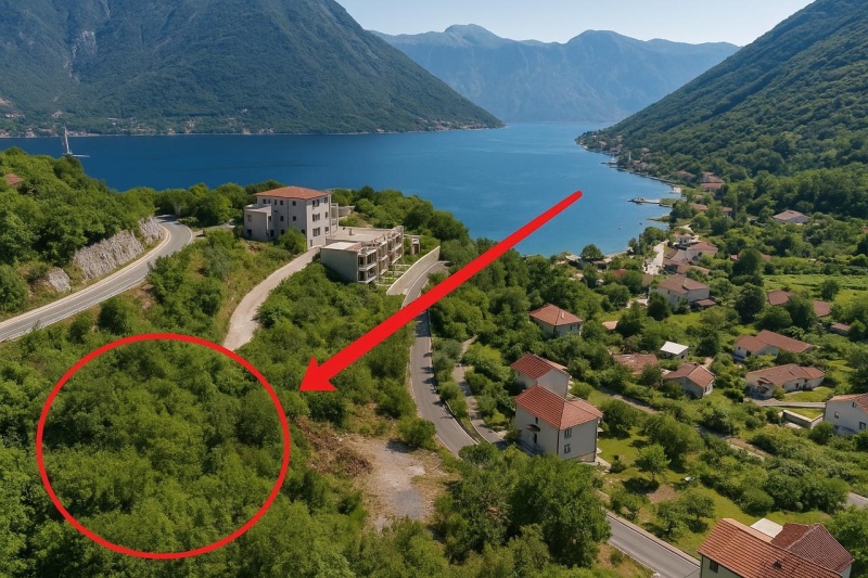 Продается отличный участок с панорамным видом на море.