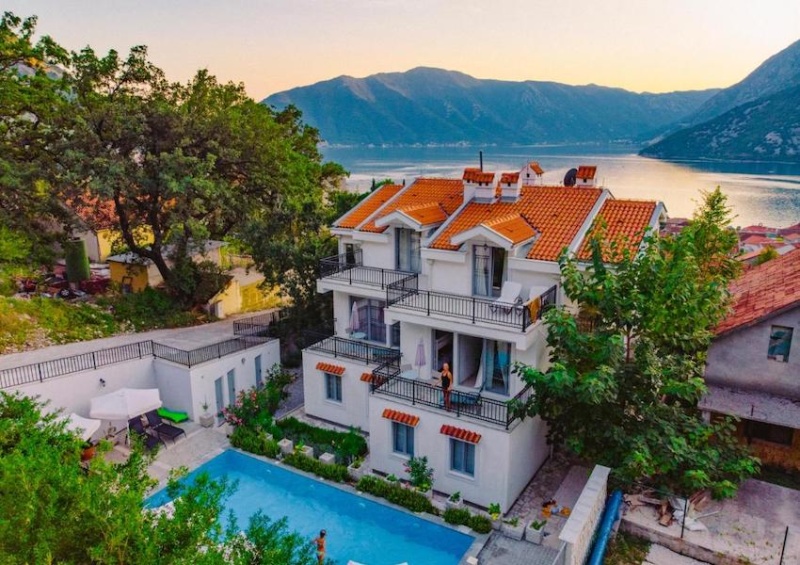 For sale Excellent two –bedroom duplex with a beautiful view of the  Bay Risan Kotor