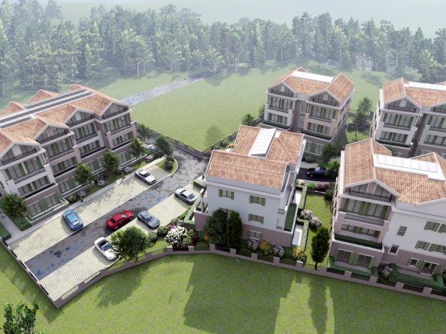 Продается апартамент с двумя спальнями на этапе строительства в Тивате