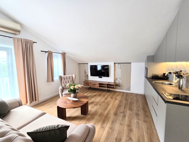 For sale is a completely renovated three-story hotel in the  Budva