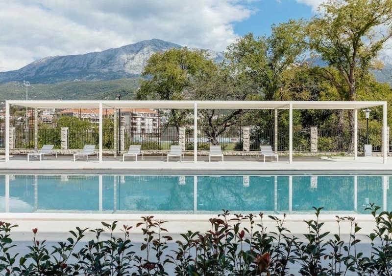 Апартаменты с двумя спальнями в новом комплексе с бассейном и SPA-центром, Герцег-Нови