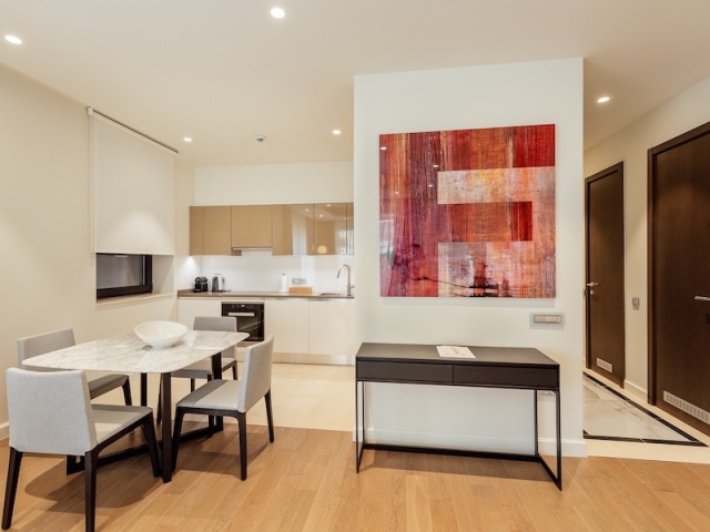 Zwei-Zimmer-Wohnung in Portonova mit privatem Garten