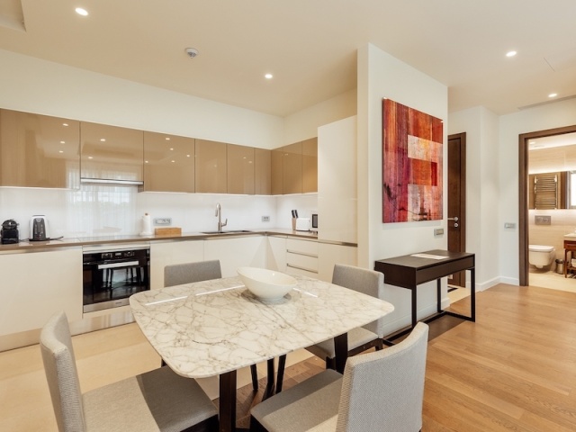 Zwei-Zimmer-Wohnung in Portonova mit privatem Garten