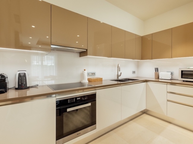 Zwei-Zimmer-Wohnung in Portonova mit privatem Garten