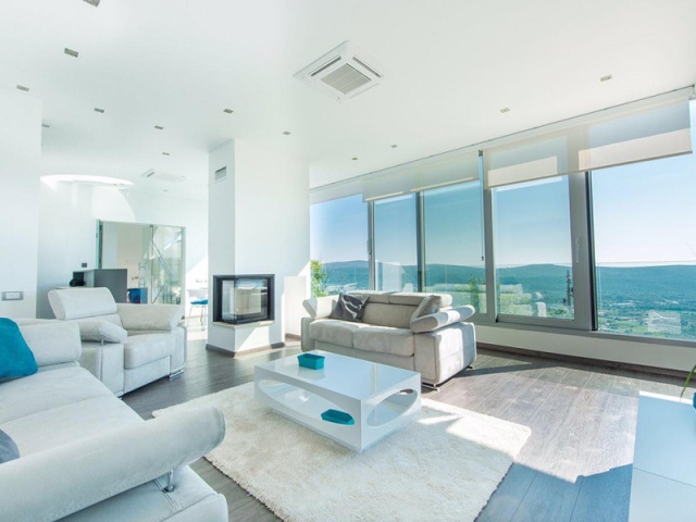 Современная вилла с открытым видом на море — Кавац, Котор