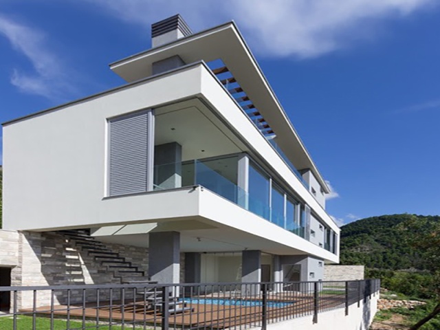 Современная вилла с открытым видом на море — Кавац, Котор