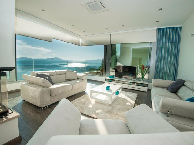 Современная вилла с открытым видом на море — Кавац, Котор