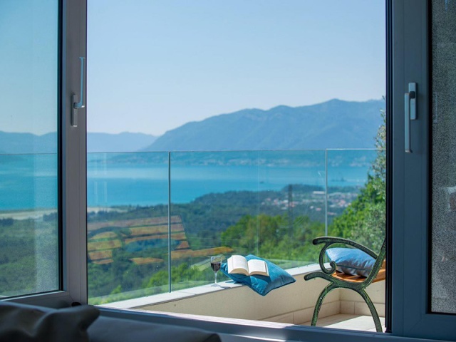 Современная вилла с открытым видом на море — Кавац, Котор