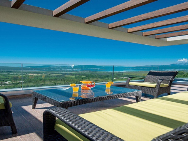 Современная вилла с открытым видом на море — Кавац, Котор