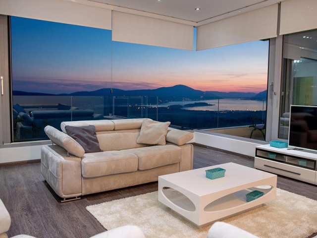 Современная вилла с открытым видом на море — Кавац, Котор