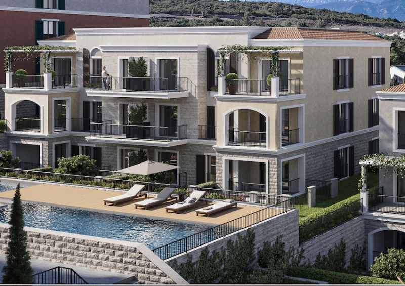 Two-bedroom apartment for sale in Centrale, Lustica Bay